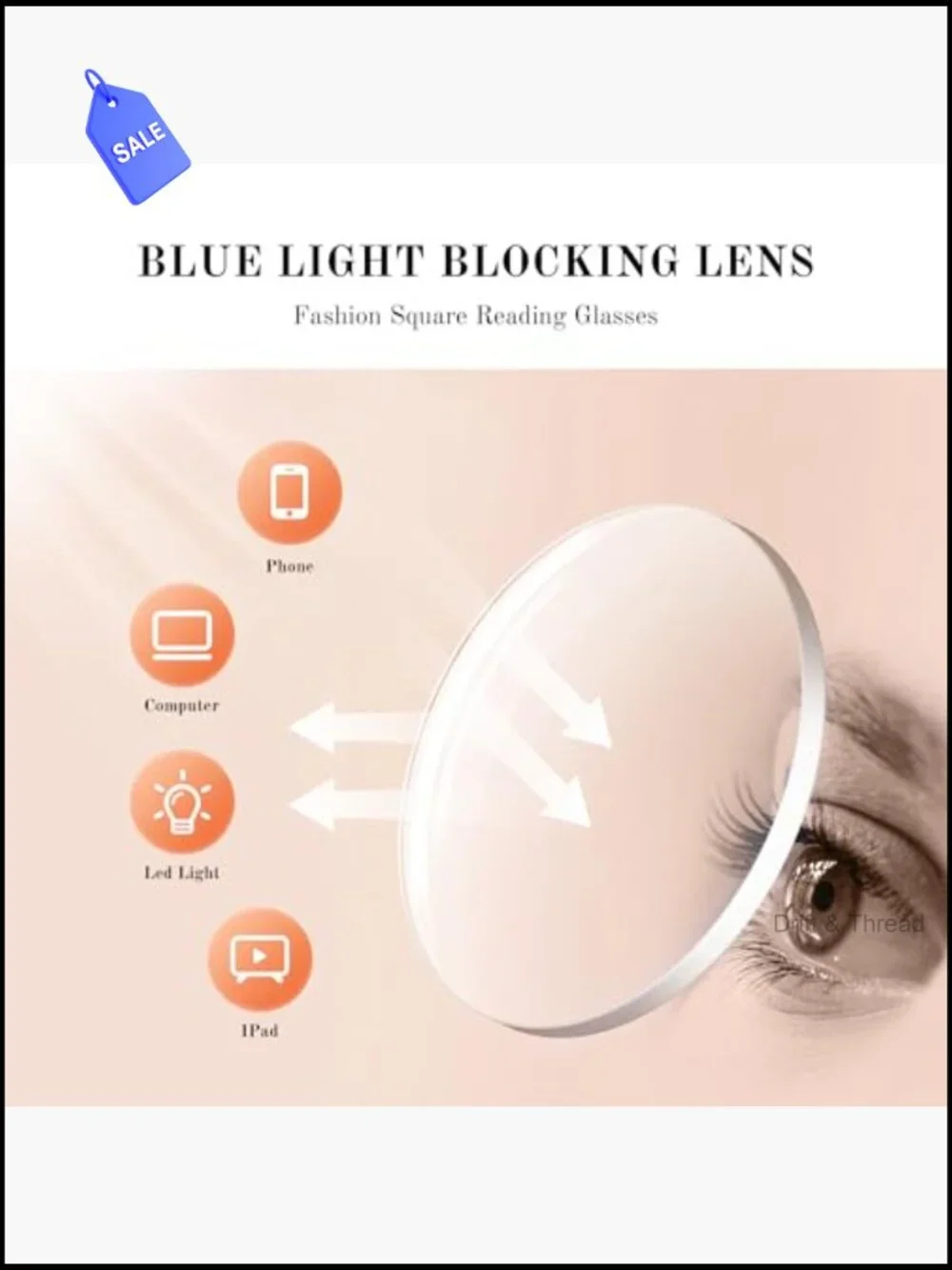 Cat Eye Reading Glasses for Women, Blue Light Blocking Readers 3 Pack